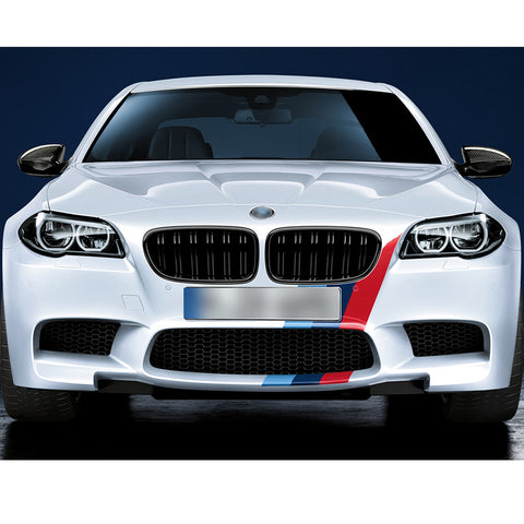 2X BMW 5-Series F10 F11 Painted Glossy Black Front Grille Grill Kidney 2011-2016 M5 528i 550i