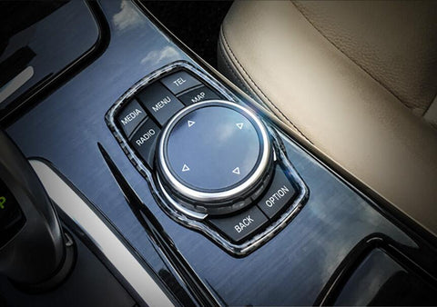 1X FULL SET INTERIOR TRIM COVER STICKERS REAL CARBON FIBER FOR BMW 3 4 SERIES