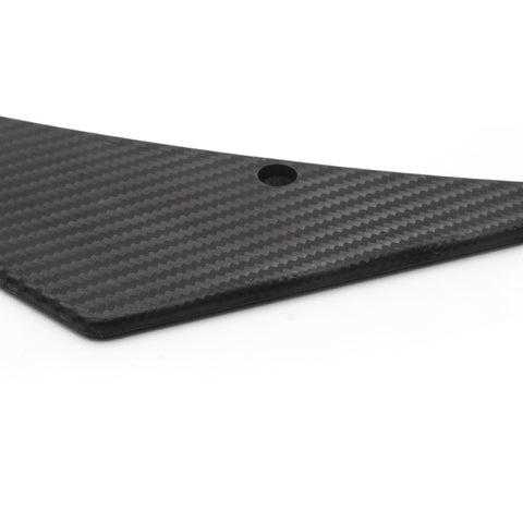 1 Set Carbon Fiber Pattern / Black Bumper Lip Fins Canards Splitters Body Spoiler Sporty JDM Racing Style Diffuser Universal Fit