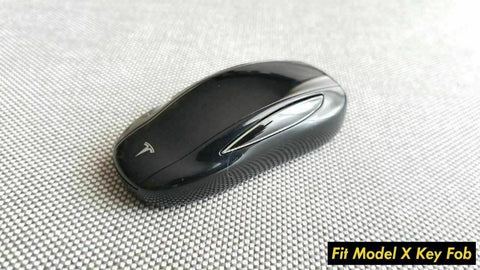 Carbon Fiber Pattern Key Fob Cover Keyless Remote Key Hard Shell Case for Tesla Model X