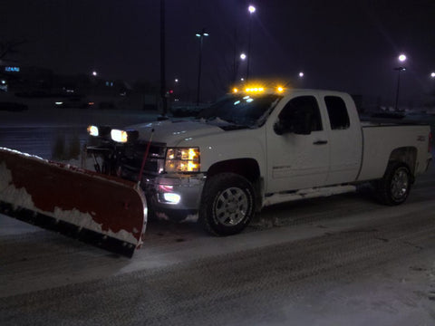 Cab Marker Roof Running Lights Assembly for Chevrolet Silverado 1500 2500 3500 HD Classic 2002-2007, Amber Trunk LED Cab Roof Marker Clearance Light Kit Fit GMC Sierra 1500 2500 3500 HD Classic 2002-2007