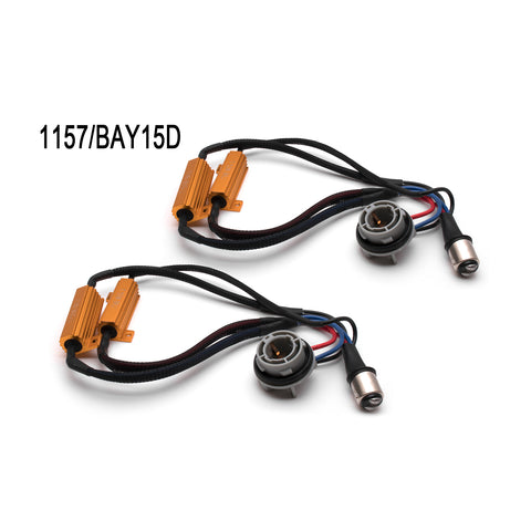 50W 1157 Load Resistor Decoder LED Hyper Flash Error Turn Signal Light Canceller