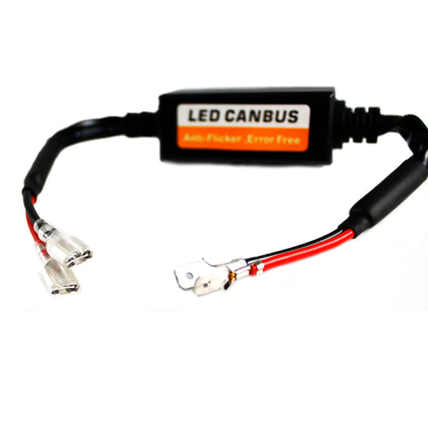 LED Canbus Error Free Decoder Adapter Anti Flicker Flash Computer Warning Error Canceler For LED Headlights, Fog lights, DRL Bulbs H1 H3 H8 H9 H11 H4 9003 H13 H7 9008 9005 9006 9004 9007