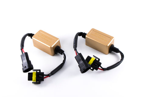 New H4 9003 HID LED Canbus Decoder Adapter Anti-Flicker Flash Error Warning Canceler