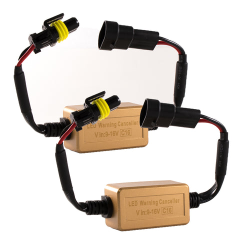 New 9005 9006 LED Headlight Canbus Decoders Adapter Blink Flash Canceler Error Free For LED Headlights, Fog lights, DRL Bulbs Lastest Version