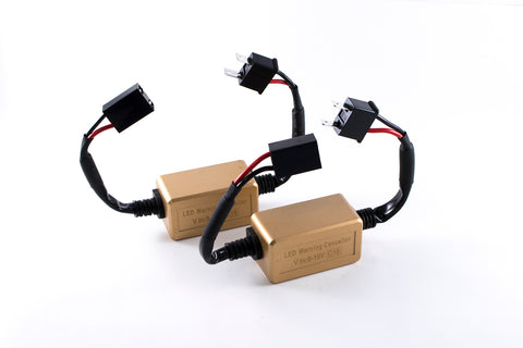 New H7 LED Headlight Kit Canbus Decoder Adapter Anti-Flicker Flash Error Cancellers Error Free Resistor For LED Headlights, Fog lights, DRL Bulbs