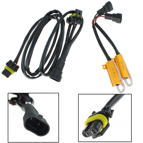 2PCS Xenon White 80W 9005 LED Headlight Daytime Running Lights w/ Error free special decoders Kit Compatible with Acura ILX TSX MDX or Honda Civic Accord Ridgeline Odyssey