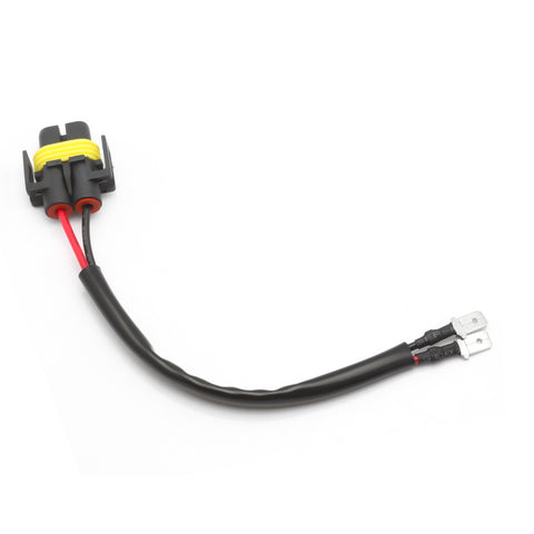 H8B H9B H11B Socket Female Adapter LED Headlight Bulbs Conversion Harness Cable Socket Plug Adapter Wires (2pcs/pk)