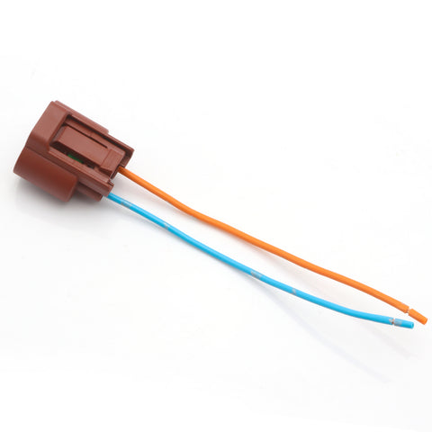Wire Pigtail Female U 9006 HB4 Two Harness Head Light Plug Socket Bulbs