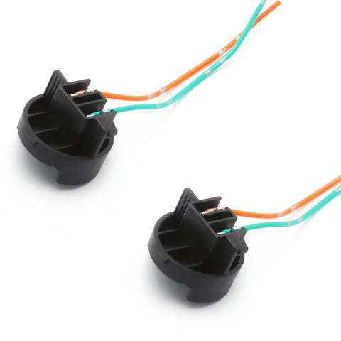 2x H7 Headlight Bulbs Socket Retainer Holder Adapters For Hyundai Elantra Sonata