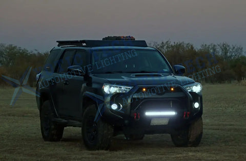 1x OE LED LIGHT BAR Push Button Switch w/ Wiring Indicator Light Kit for Toyota