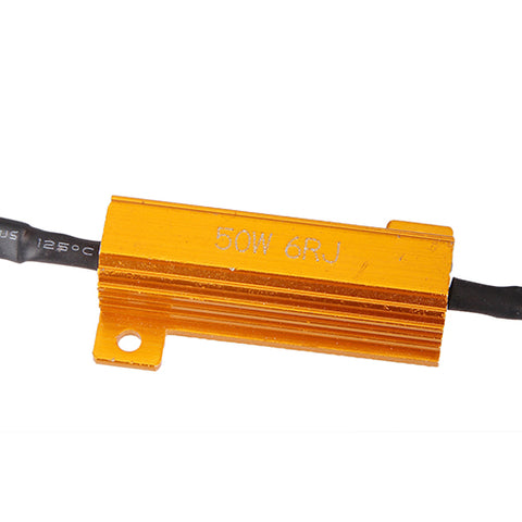 H7 LED Resistor Decoder for LED Headlight Bulb Conversion Kit, Anti Flicker Error Free Decoder Warning Canceller
