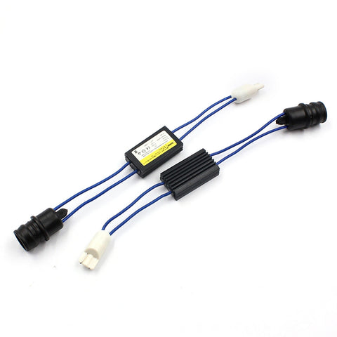 2x T10 194 168 906 2825 LED Bulbs Warning Error Free Decoder Canceller Adapters