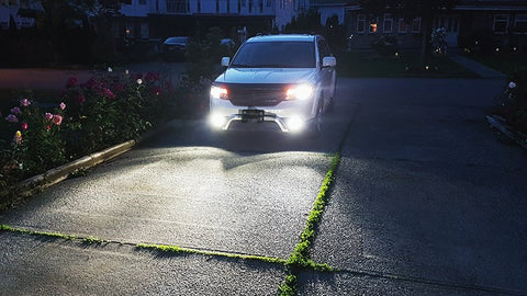 9006 9012 HB4 Xenon White 6000K LED DRL Headlight Conversion Kit For High/Low Beam