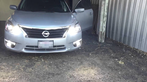 6000K Bright White / 8000K Ice Blue 880 899 Projector Lens Iceberg LED Fog Lamp Driving DRL Light