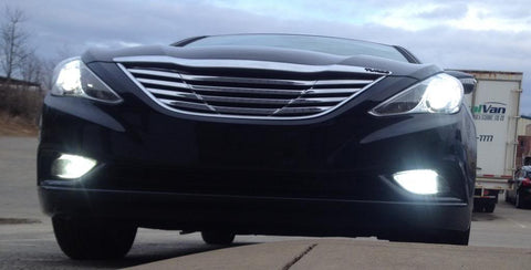 6000K Bright White / 8000K Ice Blue 880 899 Projector Lens Iceberg LED Fog Lamp Driving DRL Light