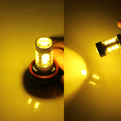 H8 H9 H11 High Power Gold Yellow CREE LED DRL Fog Lights Bulbs For BMW 1 3 5 7 Series X1 X3