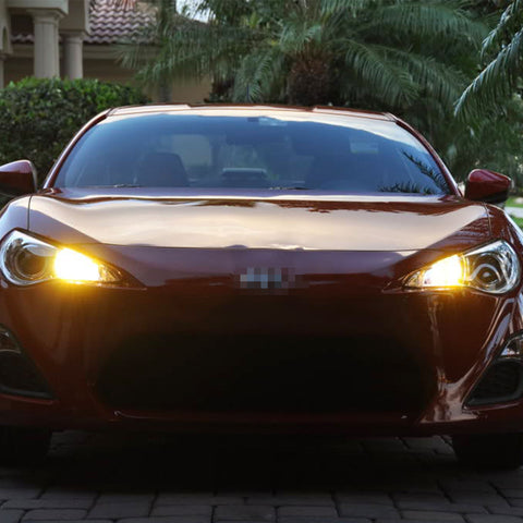 H7 Gold Yellow 80W Projector Lens CREE LED Bulbs for Hyundai Daytime Running Light