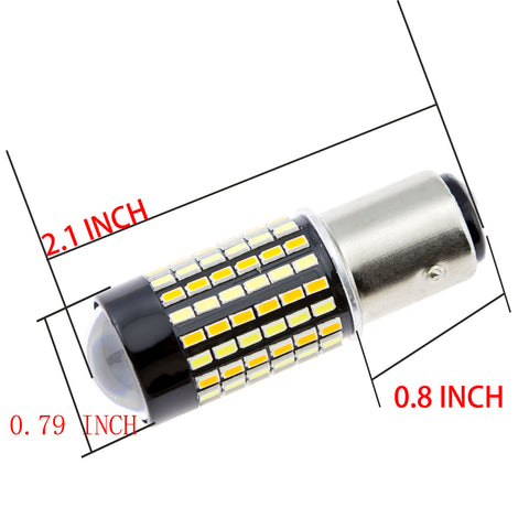 1157 Dual Color White 6000K\ Amber 3000K Switchback LED For Hyundai Kia Nissan Honda Acura Front Turn Signal Bulb Lamps