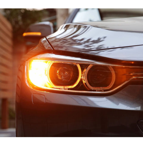 1157 Dual Color White 6000K\ Amber 3000K Switchback LED For Hyundai Kia Nissan Honda Acura Front Turn Signal Bulb Lamps