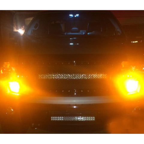 Dual Color White Amber 7443 7444NA 120 SMD Switchback LED Bulbs for Front Turn Signal Lights