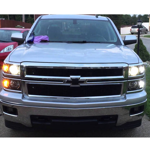 Dual Color White Amber 7443 7444NA 120 SMD Switchback LED Bulbs for Front Turn Signal Lights