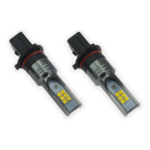 2x 6000K High Power white\ 3000K Gold Yellow P13W 80W High Power CREE LED Bulbs for DRL Daytime Running Fog Light