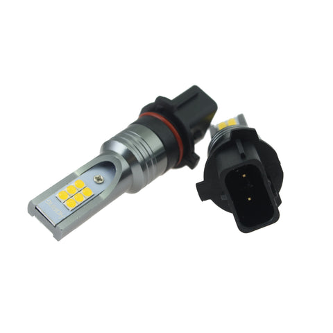 2x 6000K High Power white\ 3000K Gold Yellow P13W 80W High Power CREE LED Bulbs for DRL Daytime Running Fog Light