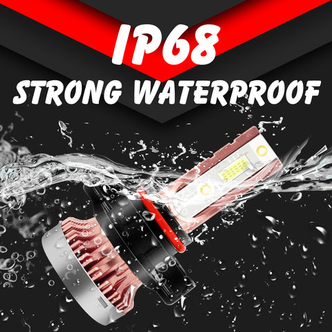 H16 5202 LED Fog Driving Light Bulb with Super Bright COB LED Chips Replace for Daytime Running Light DRL Fog Light Lamp Bulbs, 8000K Ice Blue