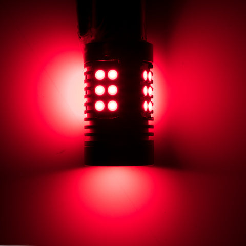 2pcs 3030 Ultra Red 1156 BA15S 30-SMD LED Brake Tail Stop Light Bulbs 2357 7506