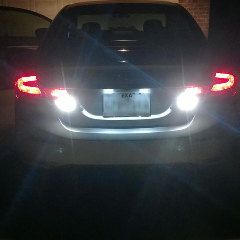 2x 1157 2357 7528 BAY15D Xenon White LED Bulbs Tail Back Up Reverse Lights 30SMD