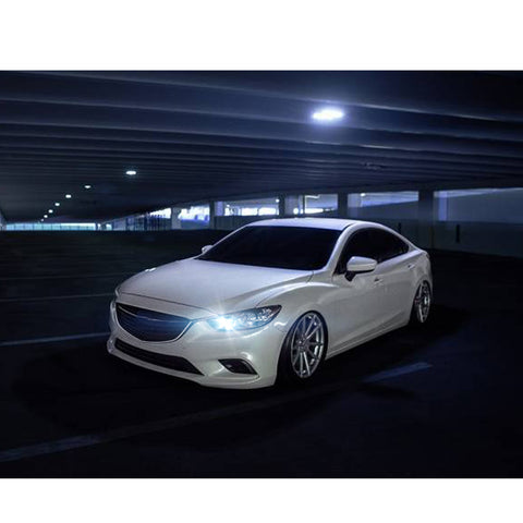 2x 7443 7440 6000k White LED Back up Reverse Tail Light Signal Stop Light Bulbs