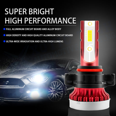 6000K 5202 H16 LED Fog Light Bulbs For GMC Sierra 1500 2007-2015 Yukon XL 2007-2013