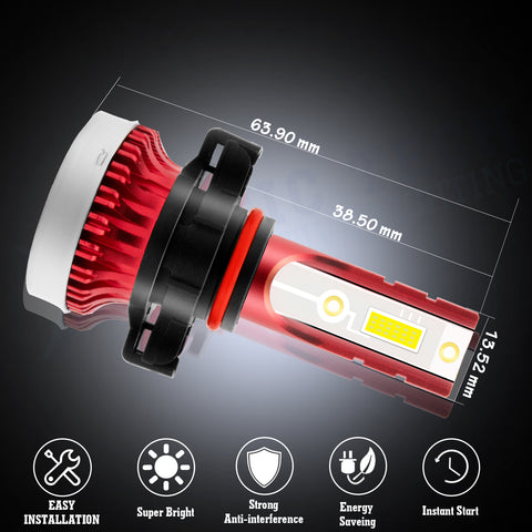 6000K 5202 H16 LED Fog Light Bulbs For GMC Sierra 1500 2007-2015 Yukon XL 2007-2013