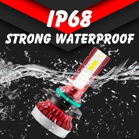 9006 HB4 High Power Fog Driving Light 6000K White COB LED Bulbs Lamp 6000LM