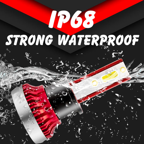 COB H3 LED Fog Driving Light Bulbs Conversion Kit 6000K White 60W High Power