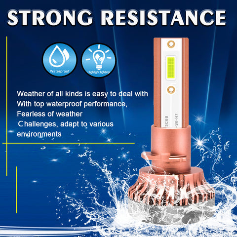 60W 6000LM LED Driving Kit 880 881 893 894 896 899 Fog Light bulb 8000K Ice Blue