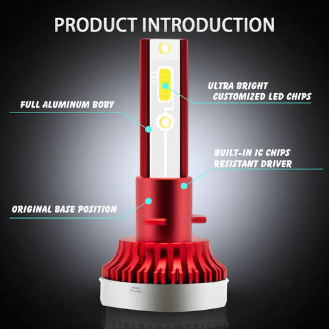 880 890 899 892 881 LED Fog Light Bulb Driving Lamp High Power Xenon White DRL