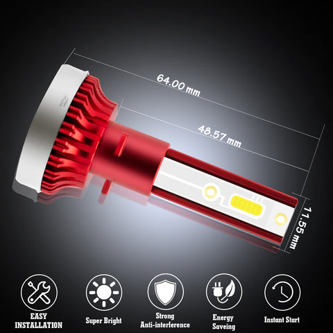 880 890 899 892 881 LED Fog Light Bulb Driving Lamp High Power Xenon White DRL