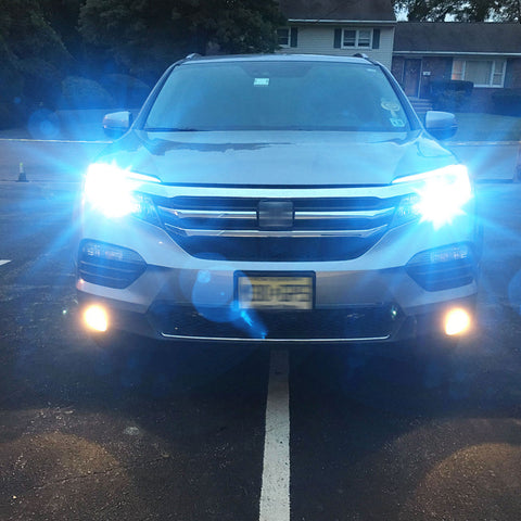 2PCS P13W LED Fog Driving Light Bulb with Super Bright COB LED Chips Replace for Daytime Running Light DRL Fog Light Lamp Bulbs, 8000K Ice blue