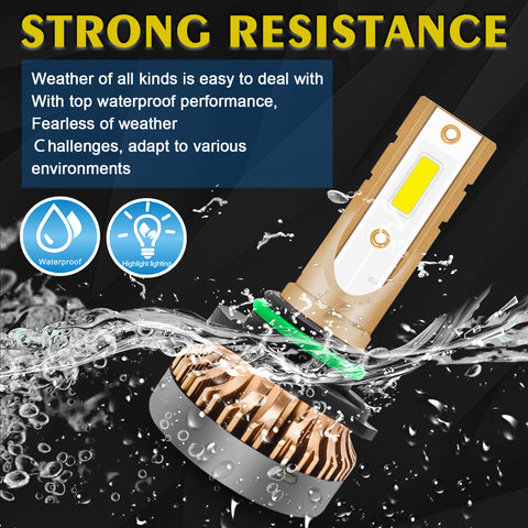 9006 JDM Golden Yellow LED Fog Light Bulb Lamp