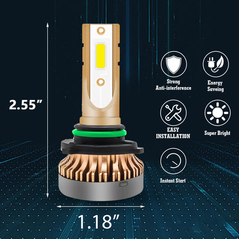 9006 JDM Golden Yellow LED Fog Light Bulb Lamp