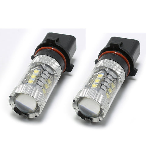 2x Super Bright Ice Blue 10000K P13W CREE LED Bulbs for DRL Daytime Running Fog Driving Lights