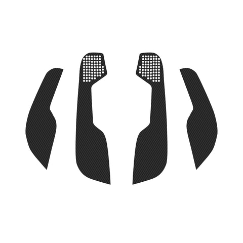 Carbon Fiber Texture Door Anti Kick Pad Guard Stickers For Honda Civic 2016-2020