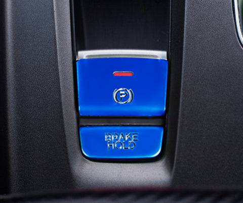 Blue Gear Accessories P Gear Brake Hold Function Button Frame Trims For Honda Accord 2018 2019 2020
