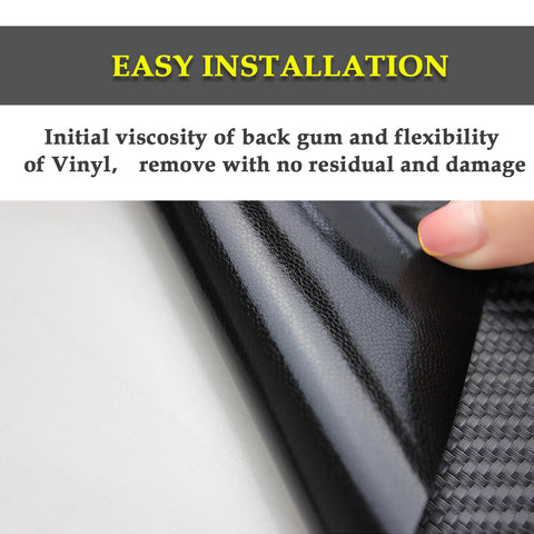 Carbon Fiber Print Window Pillar Posts Pre-Cut Strip Trim Decal Stickers 8pcs For Toyota RAV4 2015 2016 2017 2018 2019