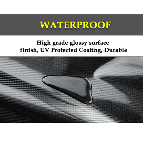 Carbon Fiber Print Window Pillar Posts Pre-Cut Strip Trim Decal Stickers 8pcs For Toyota RAV4 2015 2016 2017 2018 2019