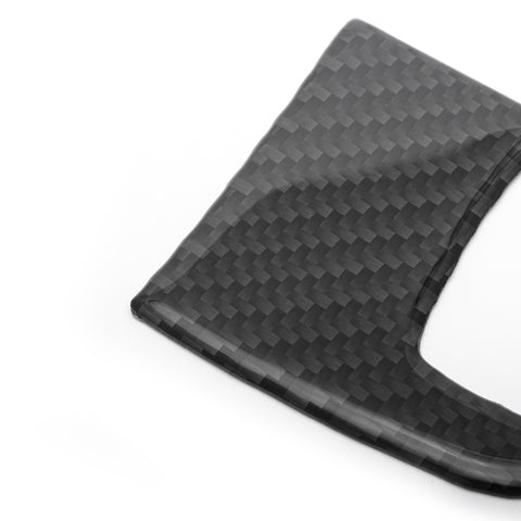 Carbon Fiber Engine Start Key Frame Cover Trim Decal For Audi A4 B8 A5 8T S5 2008-2015