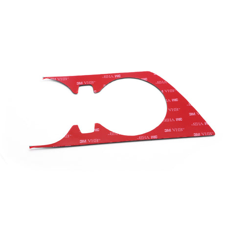 Carbon Fiber Water Cup Holder Trim Interior Decoration Decal Frame Cover Trim Sticker for Chevrolet Camaro 2016-2024