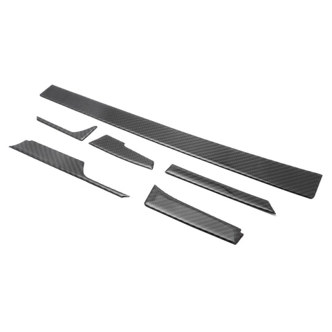 6x Carbon Fiber Dashboard Center Console Panel Trim Decal For Chevy Camaro 16-24